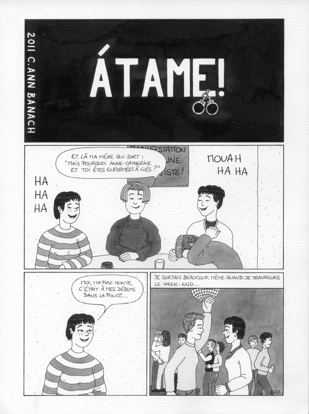 BD lesbienne - Atame! - Page 1