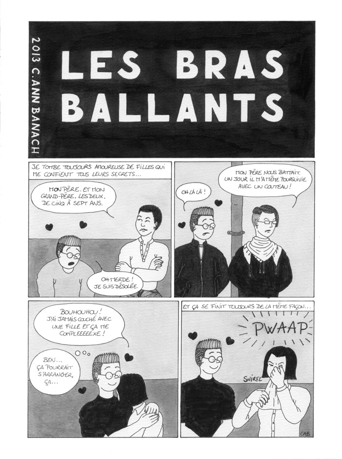 BD lesbienne - Les bras ballants - Page 1