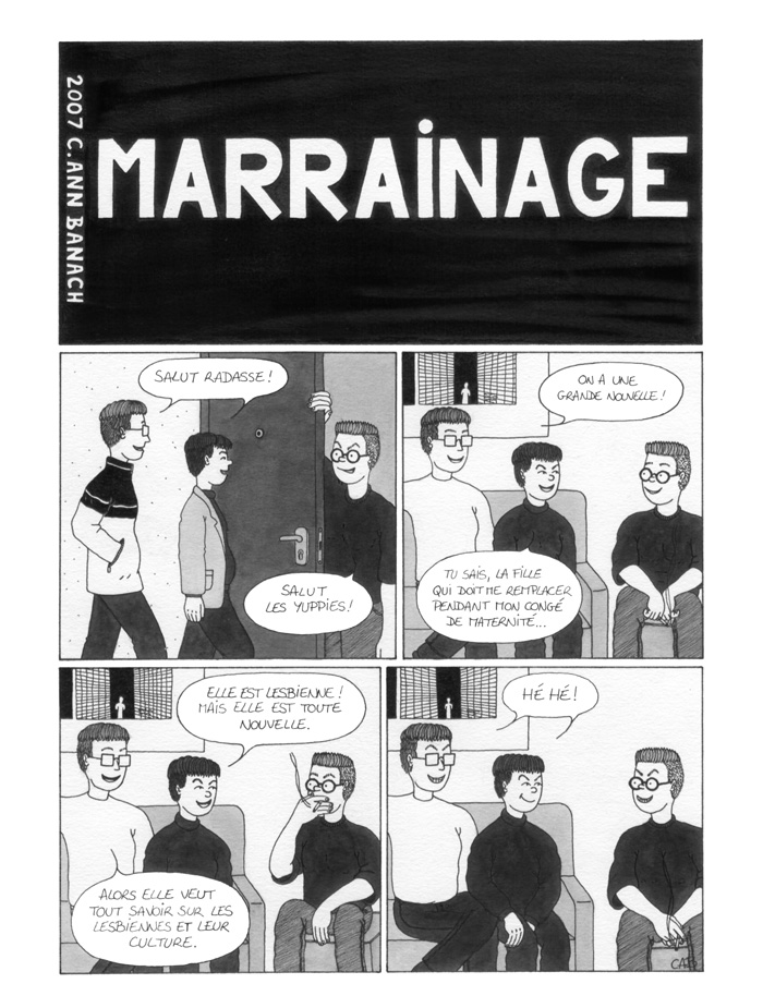 BD lesbienne - Marrainage - Page 1