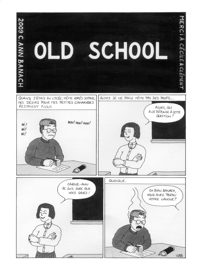 BD lesbienne - Old School - Page 1