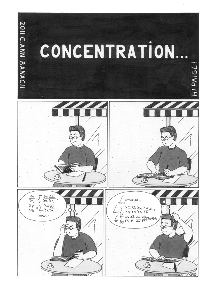 BD lesbienne - Concentration - Page 1