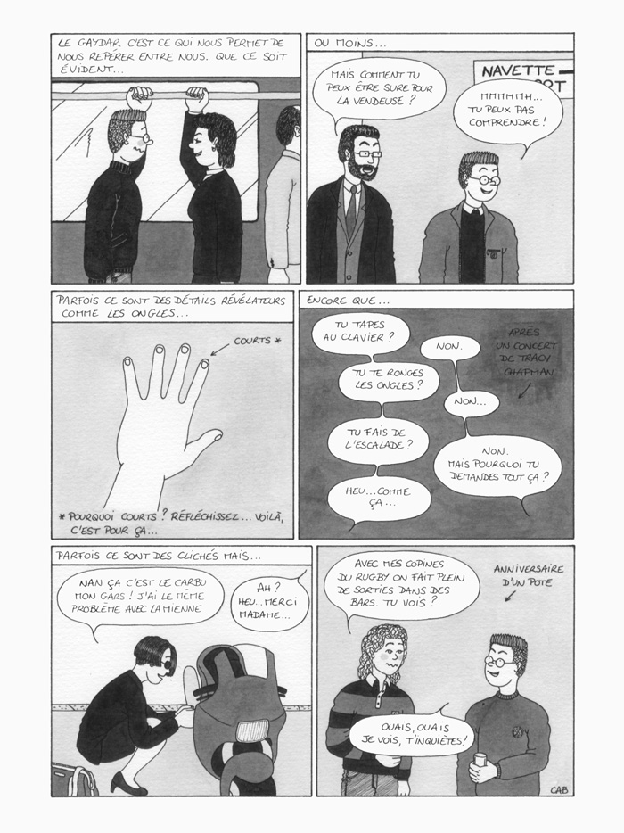 BD lesbienne - Le gaydar - Page 2