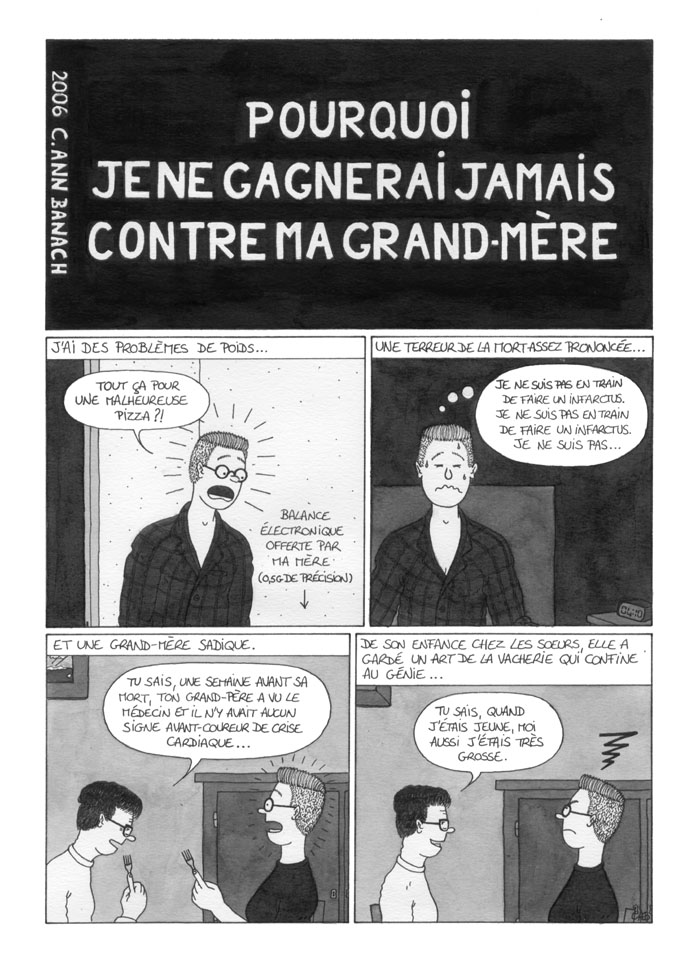 BD lesbienne - Pourquoi je ne gagnerai jamais contre ma grand-mre - Page 1