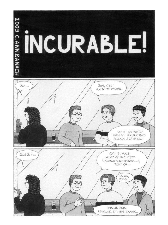 BD lesbienne - Incurable - Page 1