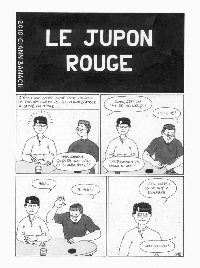 BD lesbienne - Le jupon rouge - Page 1