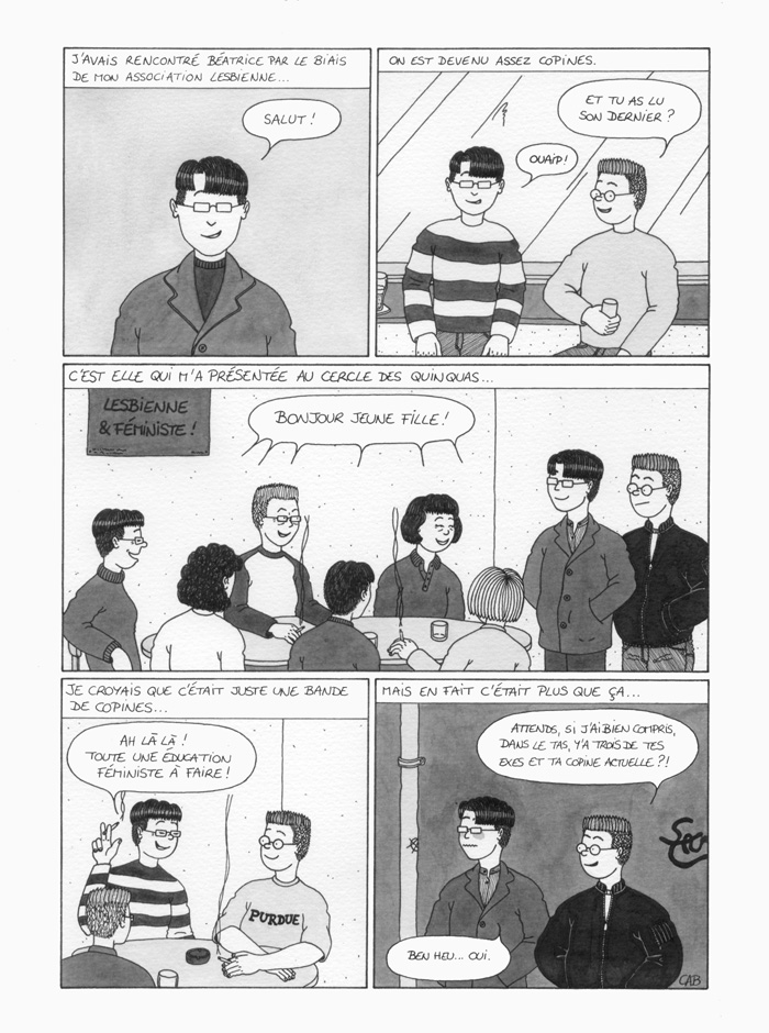 BD lesbienne - Le jupon rouge - Page 2