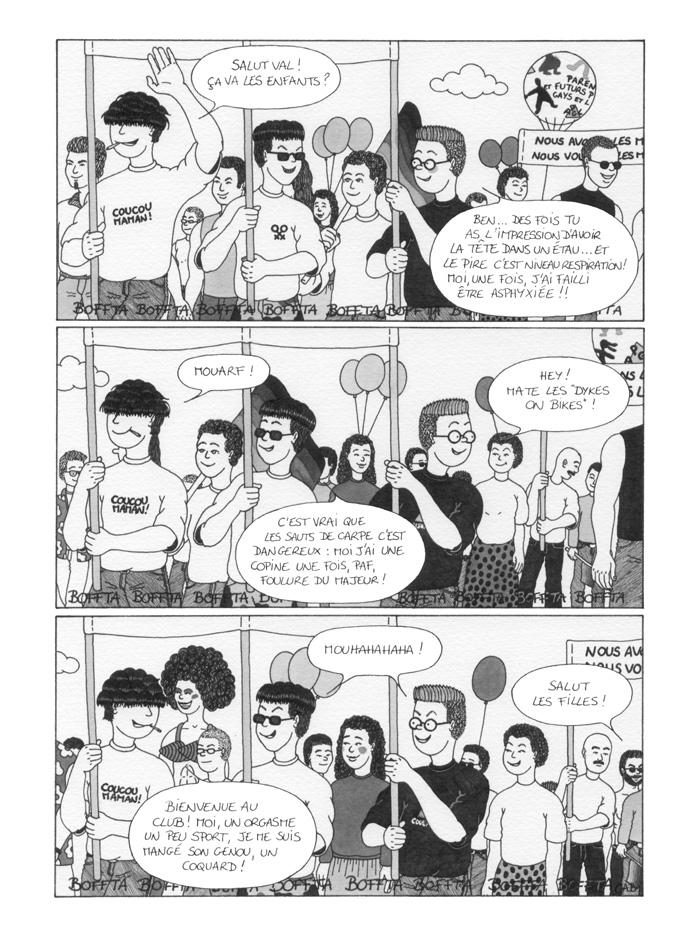 BD lesbienne - Les risques du mtier - Page 1