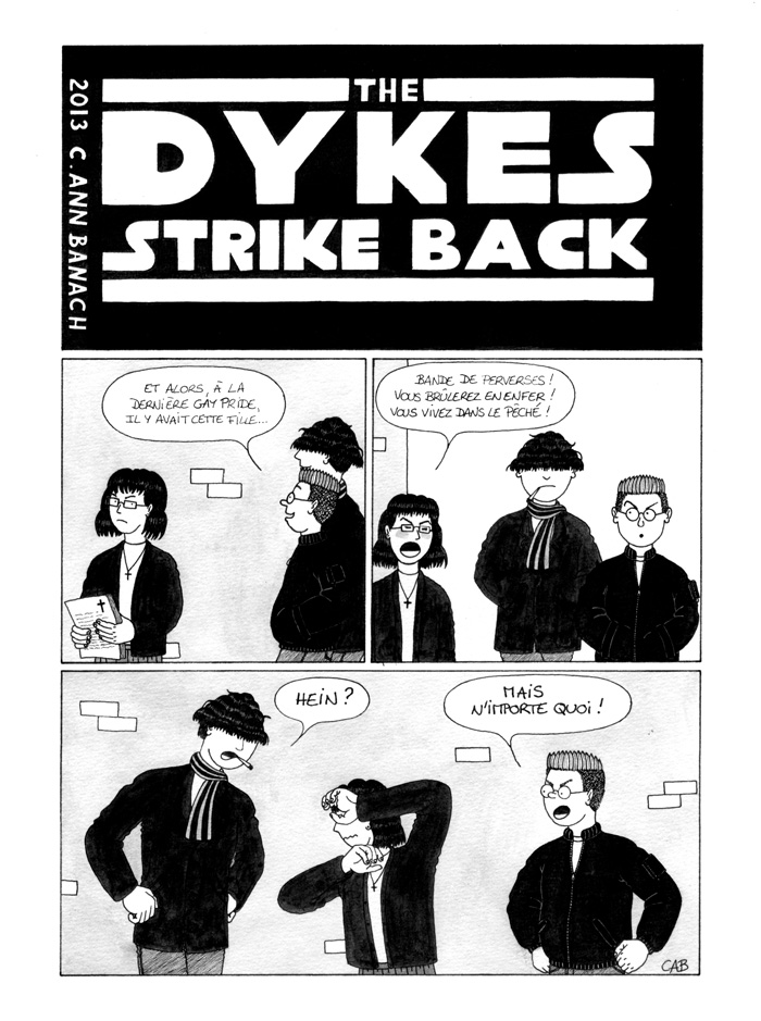 BD lesbienne - The Dykes Strike Back - Page 1