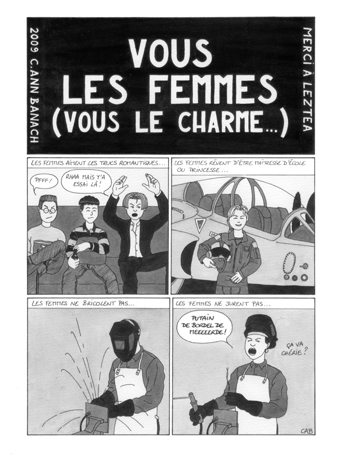 BD lesbienne - Vous les femmes - Page 1